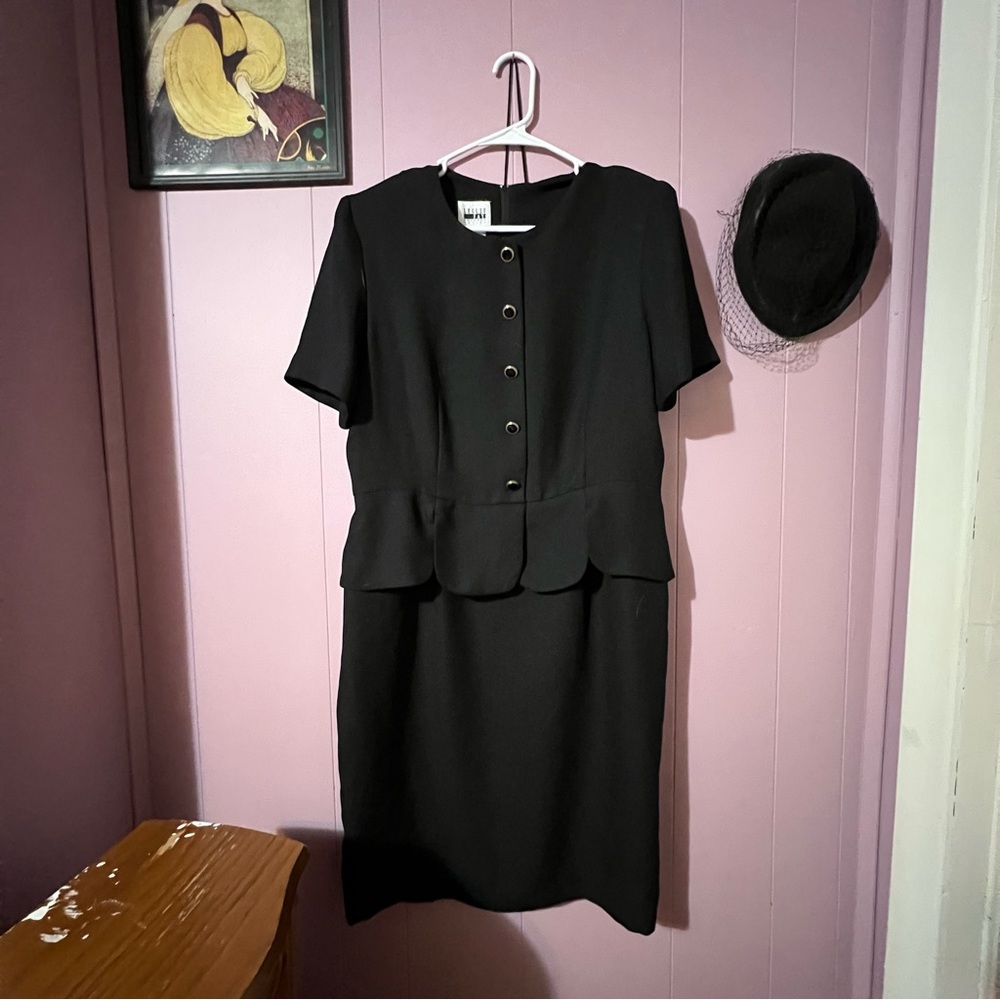 Vintage peplum dress